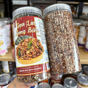 Gạo Lứt Rong Biển Thơm Giòn 350g Hộp Pet - 8936208930615