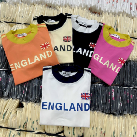 Áo Thun Nữ Cổ Tròn Baby Tee In Logo Chữ ENGLAND Mạc AH787 - AG1253