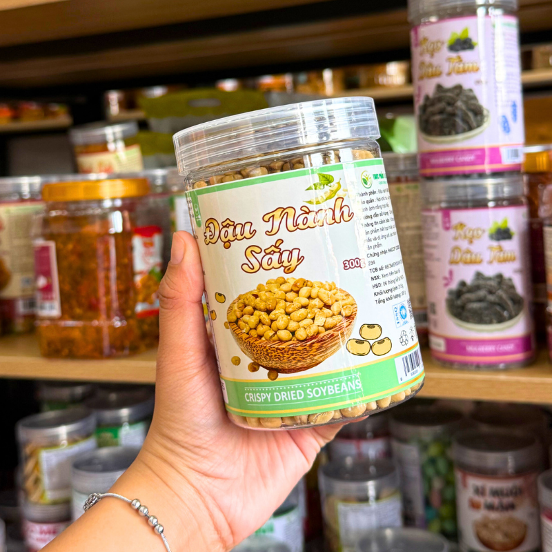 Đậu Nành Sấy Giòn 300gr Giá Sỉ Hộp Đậu Nành Sấy Giòn 300gr Giá Sỉ Hộp