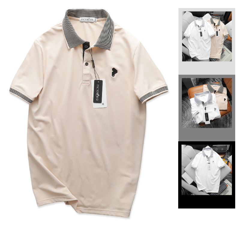 23920_1_20240409072244-4.png Áo Thun Nam Cổ Bẻ Pack Hourse Viền Bo Sọc Nhuyễn Thêu Logo (Có size 3x) - CS222