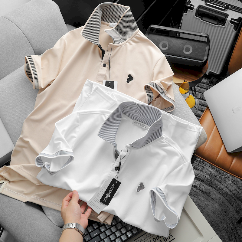 23920_z5330571754545-e6377eb6b0ca8b0c1f54444fb9d91631_20240409072257-4.png Áo Thun Nam Cổ Bẻ Pack Hourse Viền Bo Sọc Nhuyễn Thêu Logo (Có size 3x) - CS222