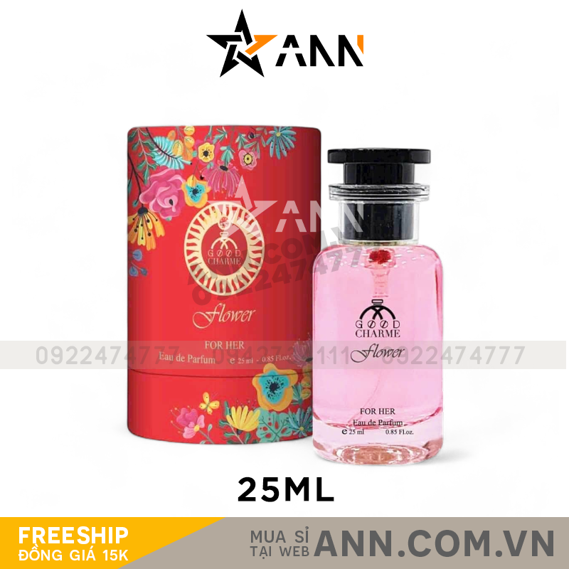 Shop sỉ nước Hoa Good Charme Flower 25ml Mùi Nữ Shop sỉ nước Hoa Good Charme Flower 25ml Mùi Nữ