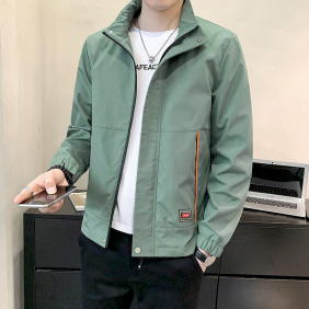 Áo Khoác Nam Rurumen Chất Dù 2 Lớp Cổ Đứng Phối Logo Bên Túi (Có size 3x)