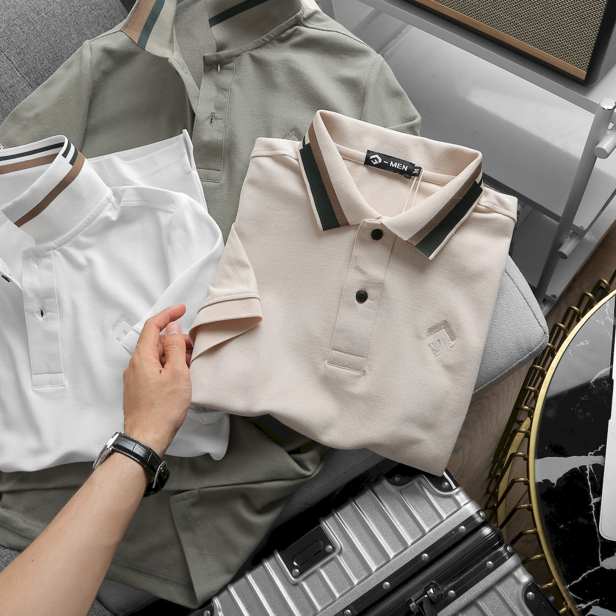 23992_z5344379706320-86b4a5b10c1b13ce19d24134822ee4b4_20240420025812-2.png Áo Thun Nam Cổ Bẻ Thêu Chữ G (Có size 3x) - CS224