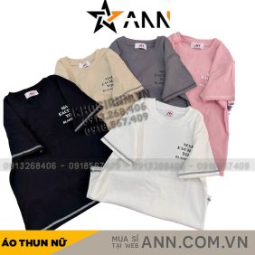 Áo thun nữ Baby Tee ôm body từ 35kg - 55kg In Chữ MAKE bên trái - AG1379