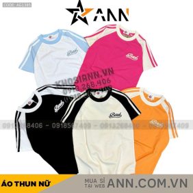 Áo thun nữ Baby Tee ôm body từ 35kg - 55kg In chữ Bad - AG1385