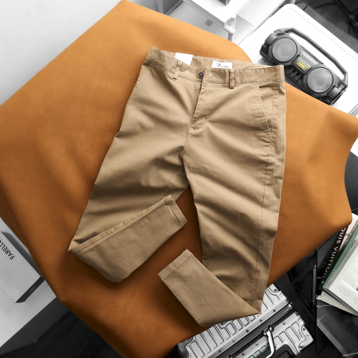 Quần Kaki Dài Nam Rurumen Chất Kaki Co Giãn Cao Cấp (Có size 36)