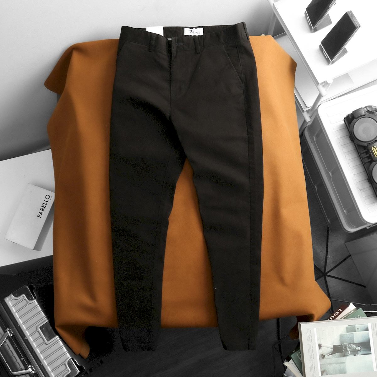 Quần Kaki Dài Nam Rurumen Chất Kaki Co Giãn Cao Cấp (Có size 36)