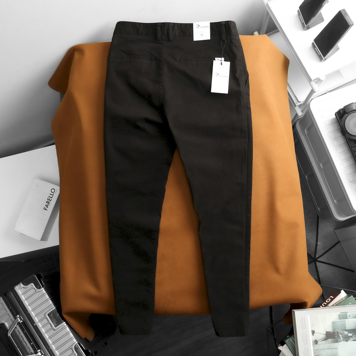 Quần Kaki Dài Nam Rurumen Chất Kaki Co Giãn Cao Cấp (Có size 36)