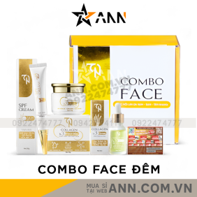 Combo Kem Face Đêm Collagen X3 TN Mỹ Phẩm Đông Anh - CBFACEX3TNDEM