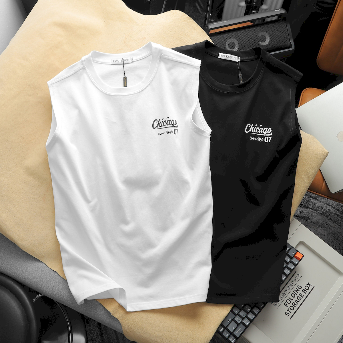 24146_z5382473679898-076d4fb4608f5771a4171d1892688584_20240427105214-3.png Áo Thun Nam Ba Lỗ Pack Horse In Chữ Chicago - AB513