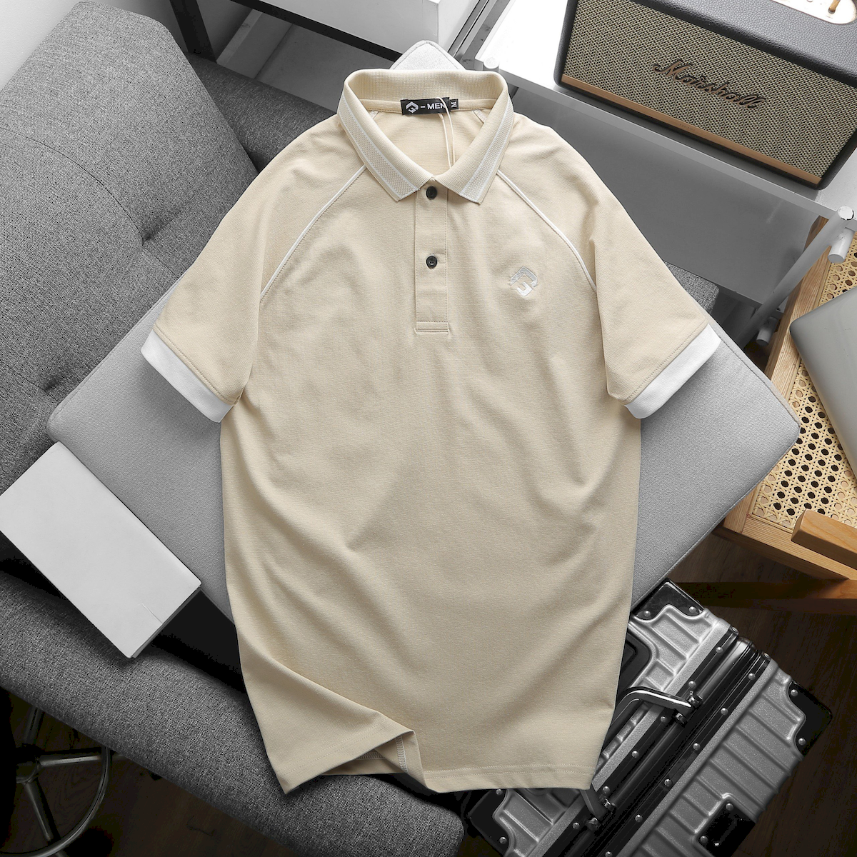 Kho sỉ áo Thun Nam Cổ Bẻ Thêu Nổi Logo Rubik (Có size 3x)