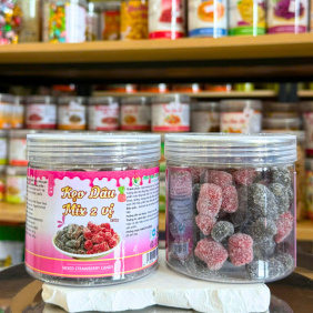 Kẹo Dâu Mix 2 Vị Giá Sỉ 250g Hộp - 08936208931988