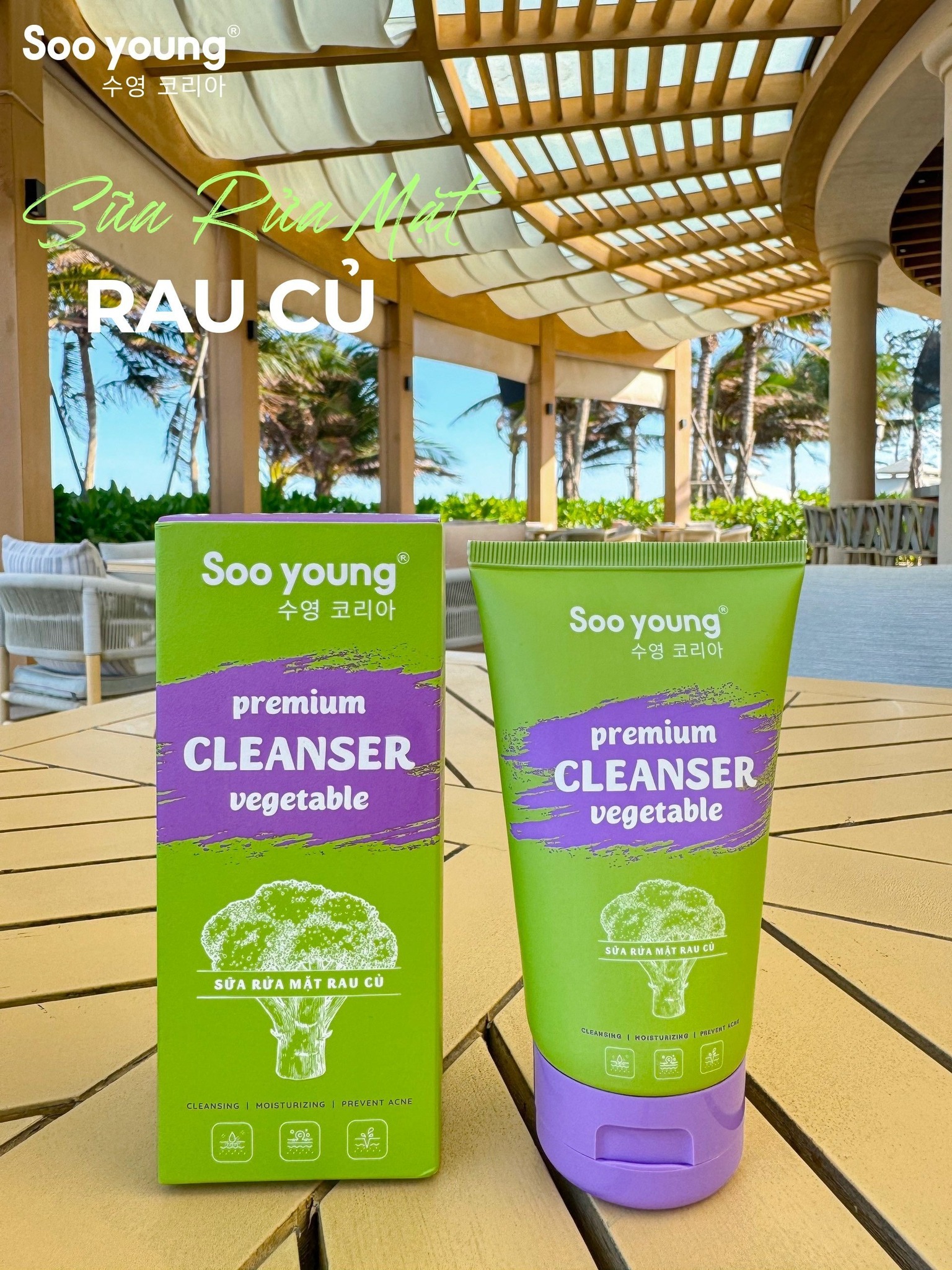 Sữa Rửa Mặt Rau Củ Soo Young 100ml Sữa Rửa Mặt Rau Củ Soo Young 100ml