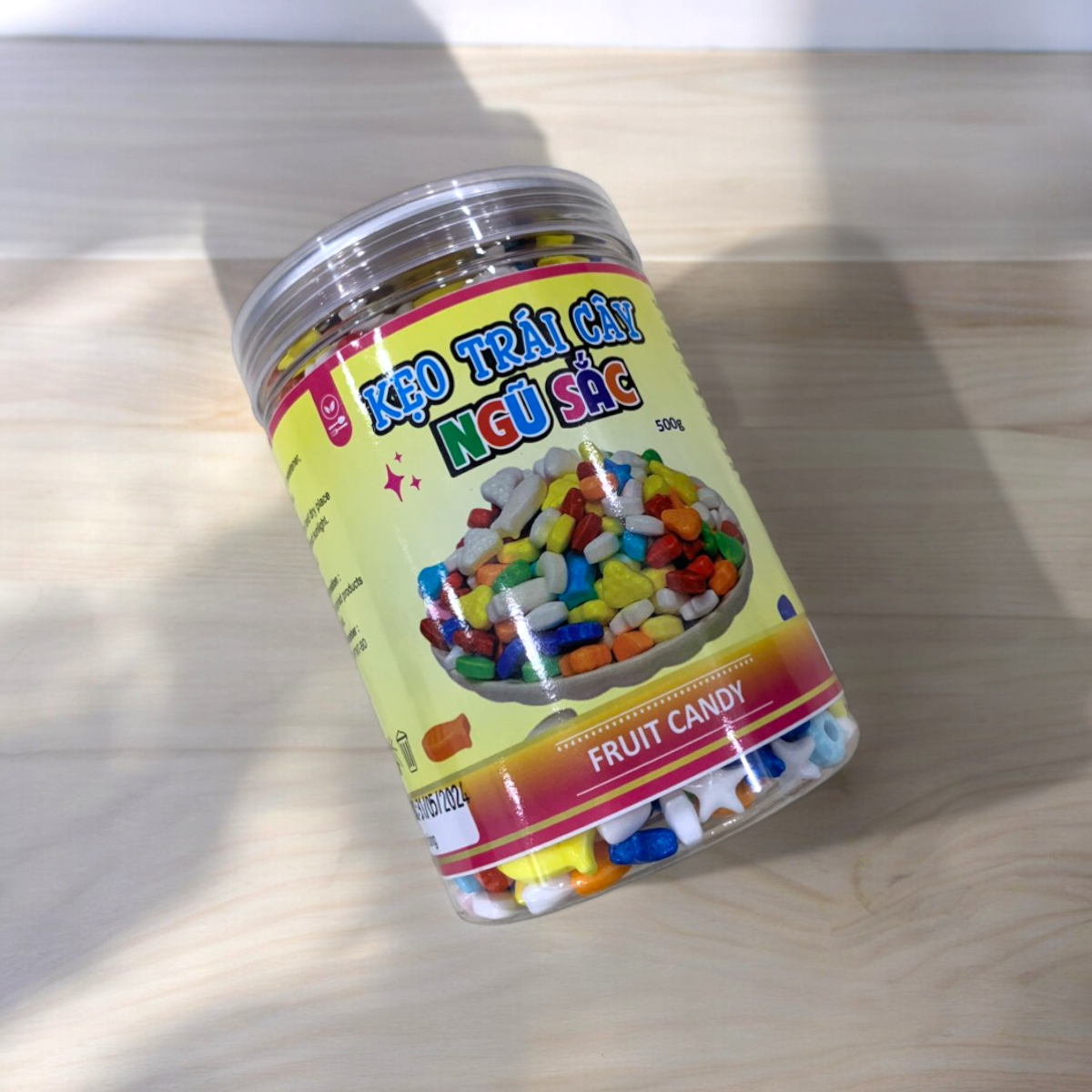 Bỏ sỉ kẹo Trái Cây Ngũ Sắc 500g Bỏ sỉ kẹo Trái Cây Ngũ Sắc 500g