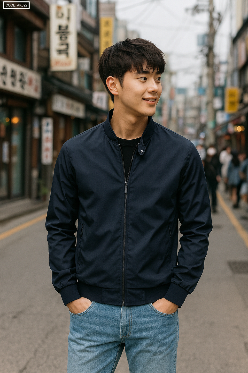 Kho sỉ áo Khoác Dù Nam Hai Lớp Trơn Cổ Đứng Tay Bo Kho sỉ áo Khoác Dù Nam Hai Lớp Trơn Cổ Đứng Tay Bo