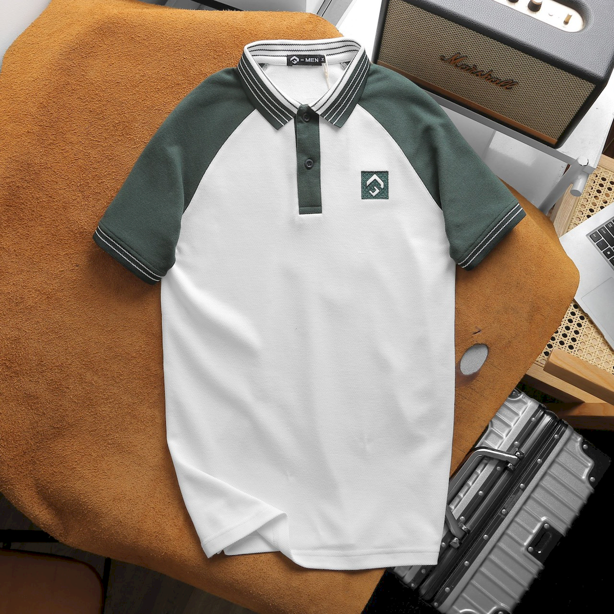 Bỏ sỉ áo Thun Nam Polo Cổ Bẻ Phối Màu Viền Bo Cổ (Có Size 3x)