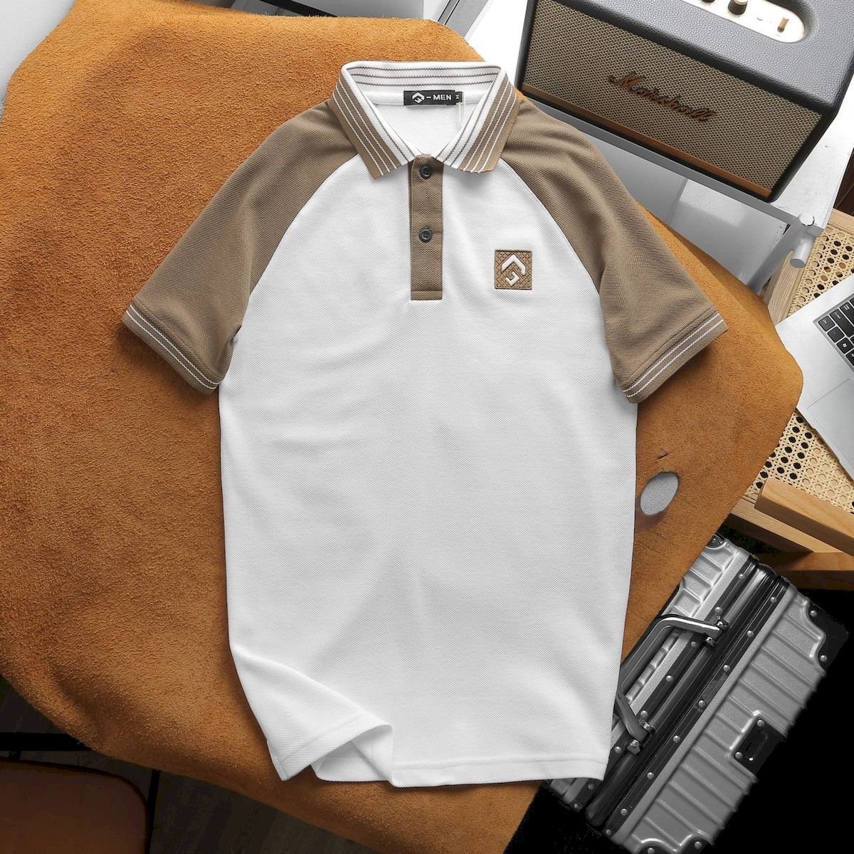 Bỏ sỉ áo Thun Nam Polo Cổ Bẻ Phối Màu Viền Bo Cổ (Có Size 3x)