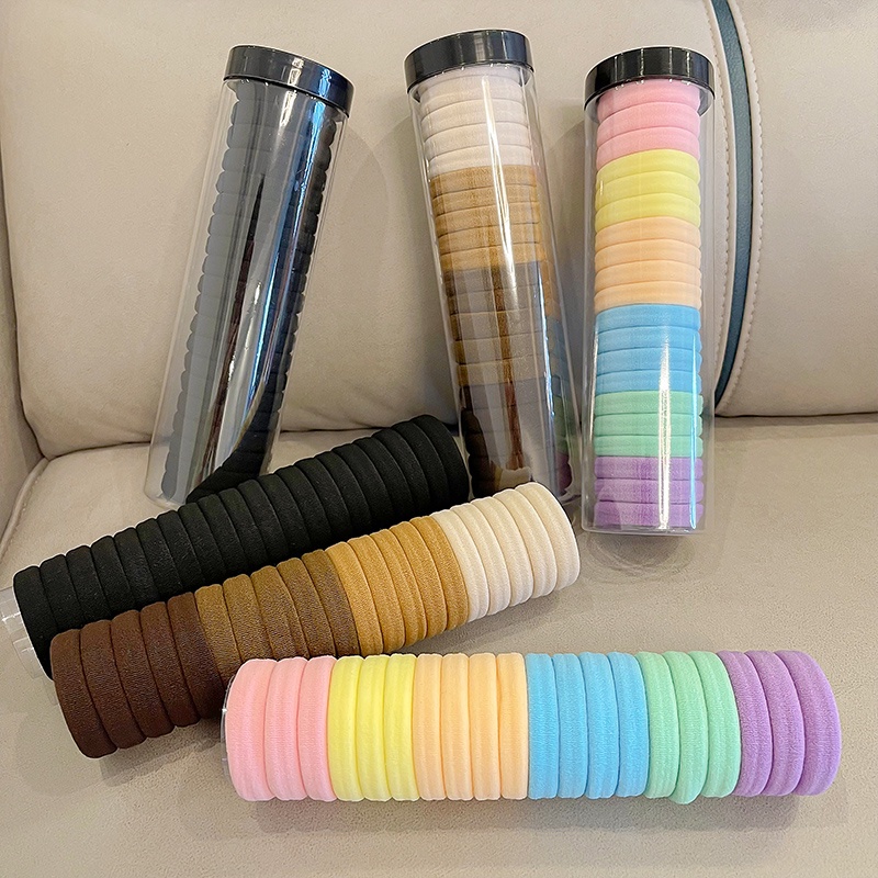 Shop sỉ combo 3 Dây Thun Cột Tóc Co Giãn Mềm Mại - Hộp 20 Dây Thun Buộc Tóc Trơn - Giao Ngẫu Nhiên Hộp 19.5cm Shop sỉ combo 3 Dây Thun Cột Tóc Co Giãn Mềm Mại - Hộp 20 Dây Thun Buộc Tóc Trơn - Giao Ngẫu Nhiên Hộp 19.5cm