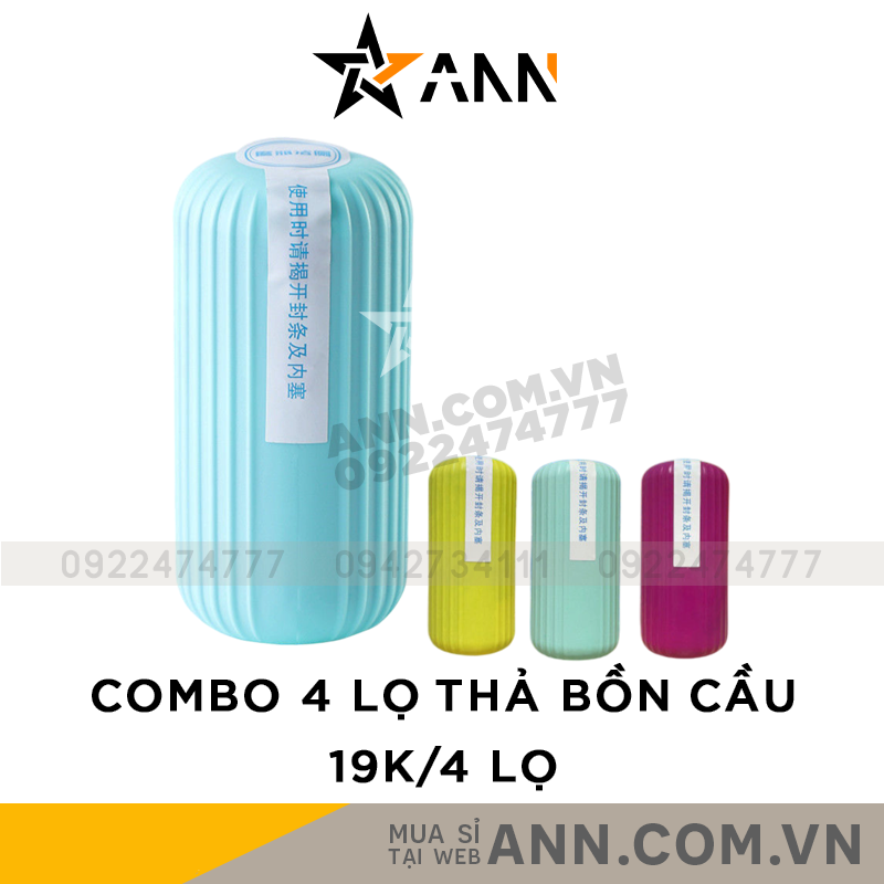 Giá sỉ combo 4 Lọ Thả Bồn Cầu Diệt Khuẩn Cao Cấp - Lọ Thả Bồn Cầu Khử Mùi Nhà Vệ Sinh Tiện Lợi 12.5x5.5 cm Giá sỉ combo 4 Lọ Thả Bồn Cầu Diệt Khuẩn Cao Cấp - Lọ Thả Bồn Cầu Khử Mùi Nhà Vệ Sinh Tiện Lợi 12.5x5.5 cm