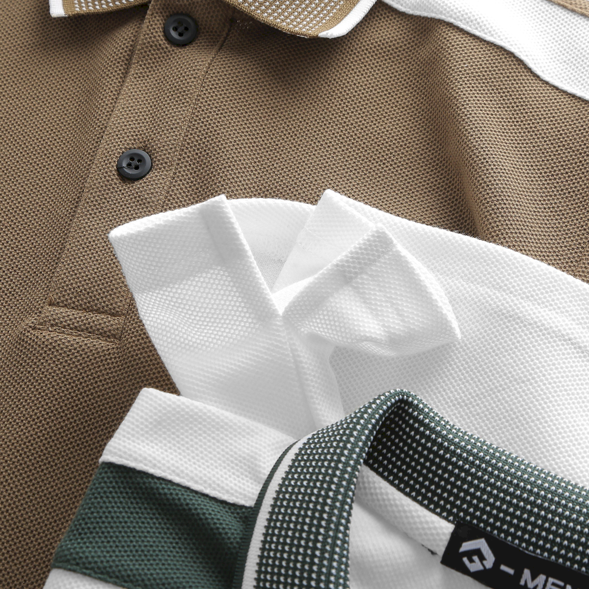 Shop sỉ áo Thun Nam Cổ Bẻ Thêu Nổi Logo Lục Giác (Có size 3x)