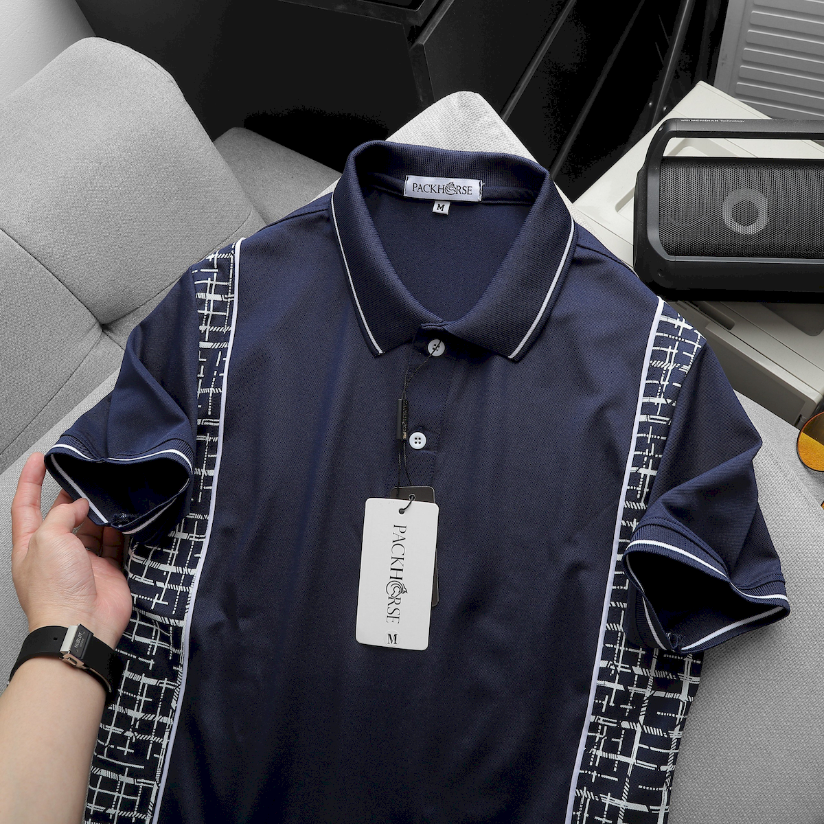 24734_z5650480854047-cfb5f6a00a66605dde8a959b7d2e5078-1_20240725154136-3.png Áo Thun Nam Polo Cổ Bẻ Phối Hoạ Tiết Sọc Ngang (Có size 3x) - CS230