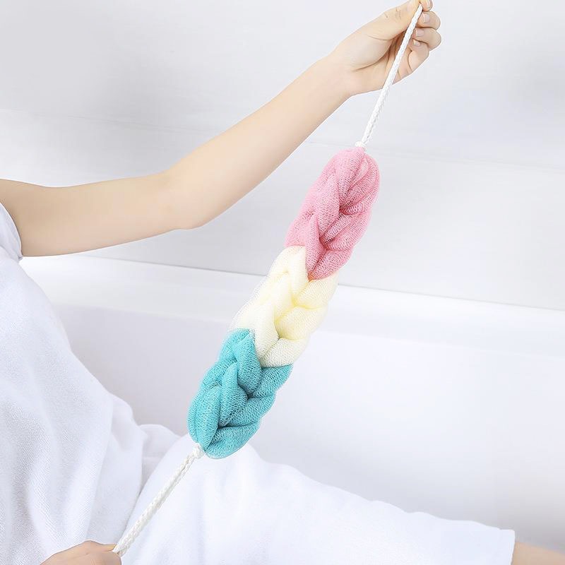 Bông Tắm Dài 3 Màu Tạo Bọt 27X5cm Bông Tắm Dài 3 Màu Tạo Bọt 27X5cm