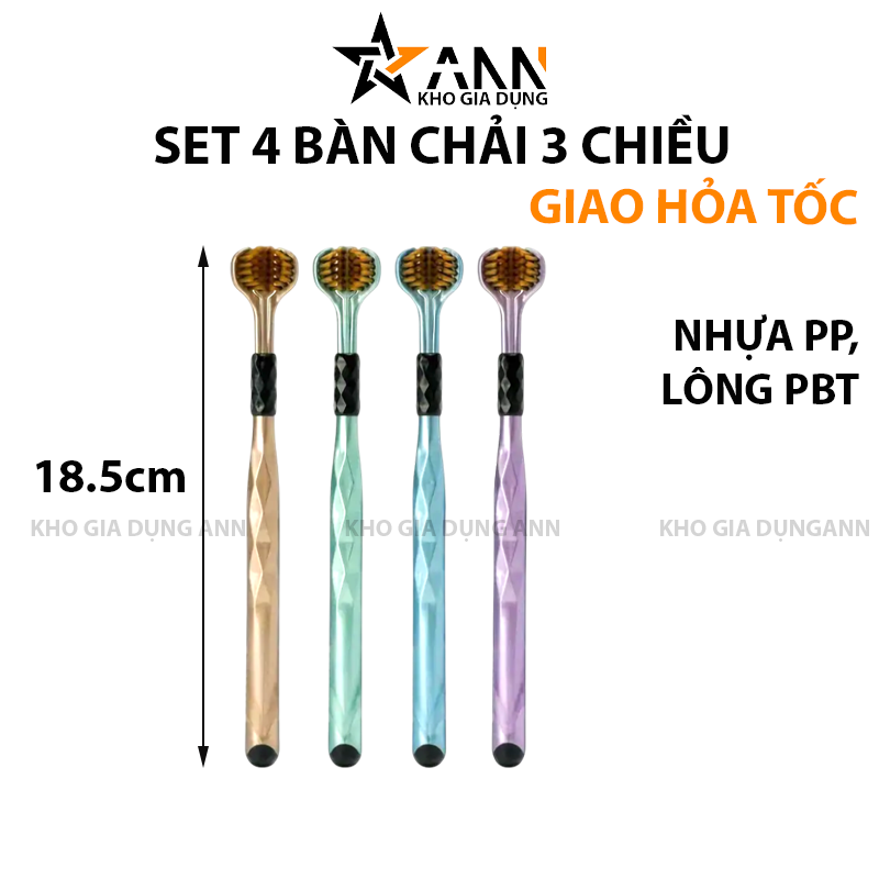 24991_92_20250320095825-1.png 4 Bàn Chải Đánh Răng 3 Mặt Vệ Sinh Răng Miệng 18.5cm - BCDR3M01