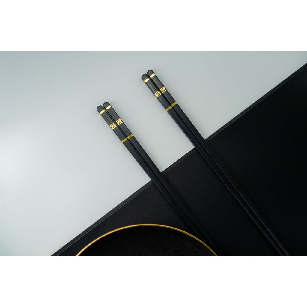 25033_vn-11134207-7r98o-lyqbhvklyu8xde_20240909175552-4.jpg Set 10 Đôi Đũa 3 Sọc Chống Trơn Trượt 24cm - DBSCT01