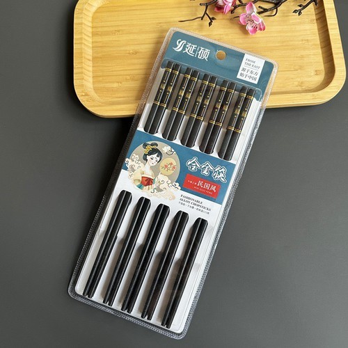 25033_vn-11134207-7r98o-lyqbhvkm08td9c_20240909175552-4.jpg Set 10 Đôi Đũa 3 Sọc Chống Trơn Trượt 24cm - DBSCT01