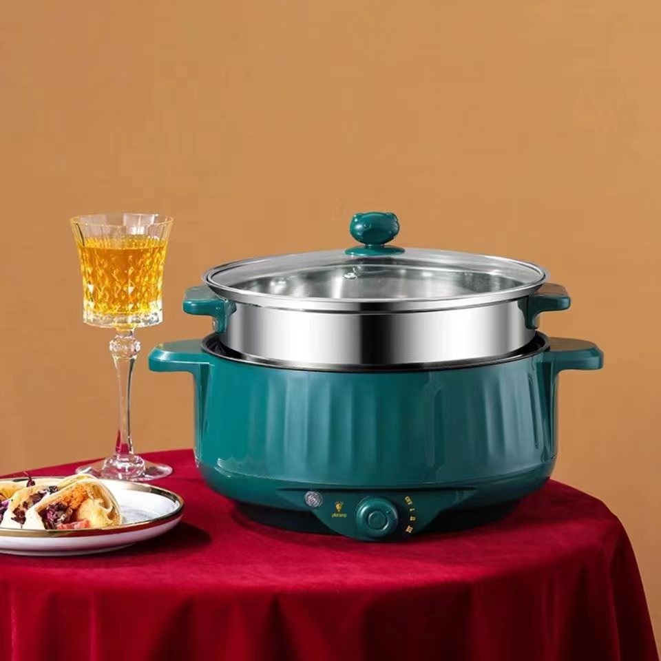 25089_o1cn01qcqrac1pvkdtdlkqm-2213780175422-0-cib_20240917162625-4.jpg Nồi Lẩu Điện Thông Minh - Bếp Điện Công Suất Lớn 1000W - Tặng Kèm Giá Hấp Inox 34x17cm - NLDBD01