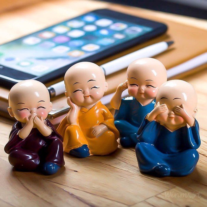 25118_9c1a94633725c1420430ce52af4101ce_20240919160927-3.jpg Bộ Tượng Bốn Không Chú Tiểu 4.5x4cm - BTBKCT01