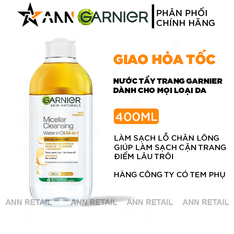 25152_1_20241009151058.png Nước Tẩy Trang Garnier Màu Vàng Micellar Cleansing Water in Oil 400ml - 6902395502005