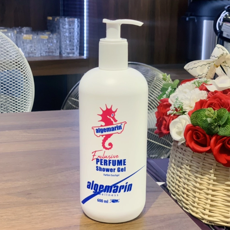 Sữa Tắm Cá Ngựa Algemarin Hương Nước Hoa Chai Vòi 600ml Sữa Tắm Cá Ngựa Algemarin Hương Nước Hoa Chai Vòi 600ml