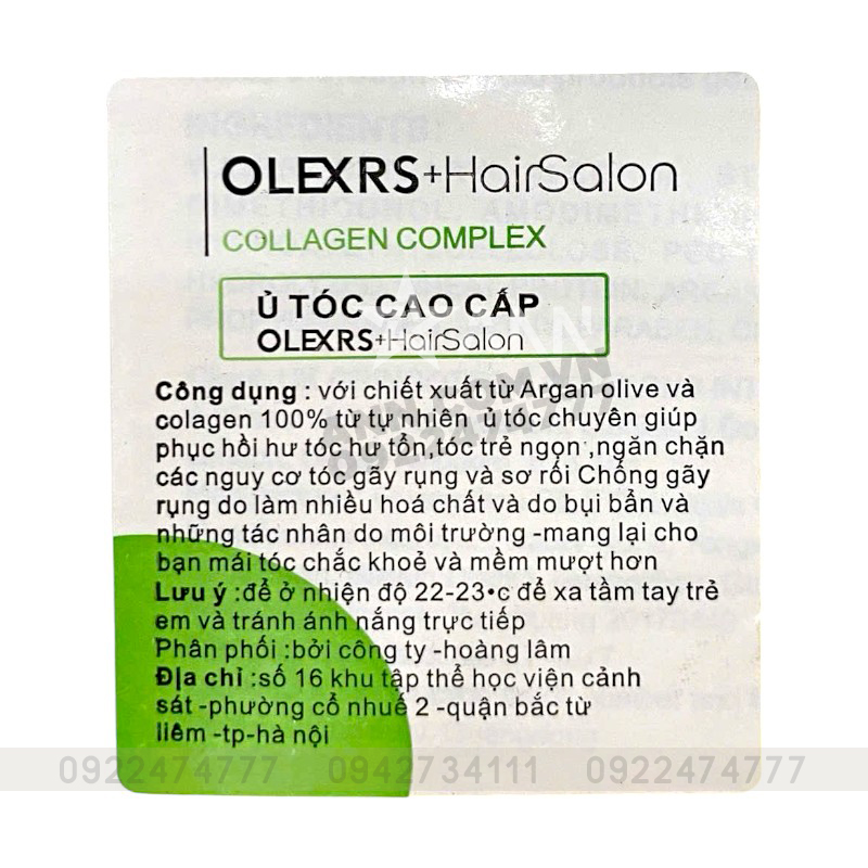 25169_u-toc-olexers-tem-photoroom_20240922120206-1.jpg Kem Ủ Tóc Olexrs Hair Salon Collagen Complex Repair Mask 500ml - 5060808885242
