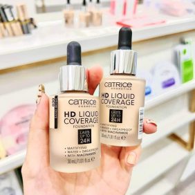 Kem Nền Catrice HD Liquid Coverage Foundation 30ml - Hàng Xách Tay