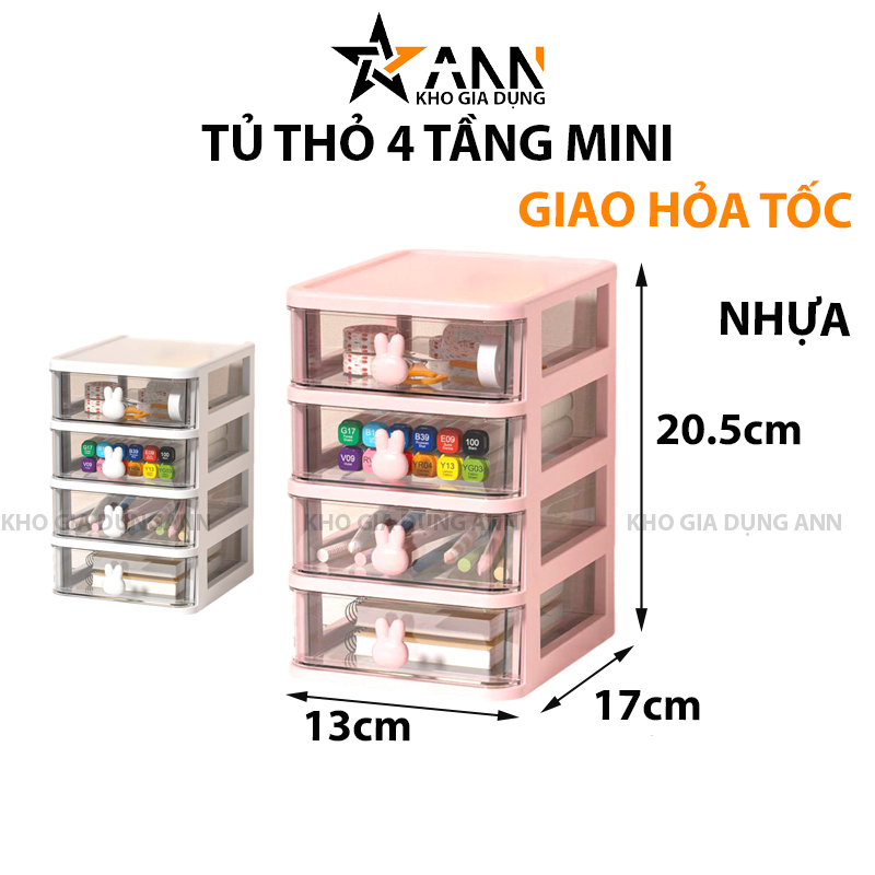 25245_201_20250320111338-1.png Tủ Nhựa Để Bàn Mini 4 Tầng Có Tay Cầm Thỏ - TN4TMN