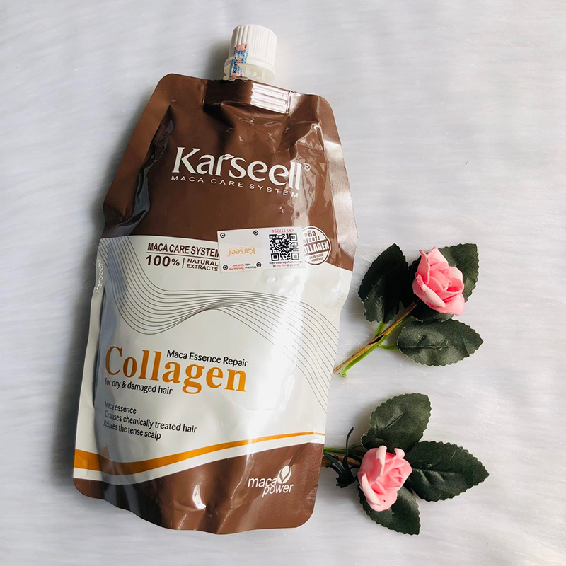 25258_4854dcf6476889ec678b7b8f6ae71c8c_20240925111945-6.jpg Kem Ủ Tóc Karseell Collagen Macca Essence Repair 500ml Phục Hồi Tóc - 4897110030074