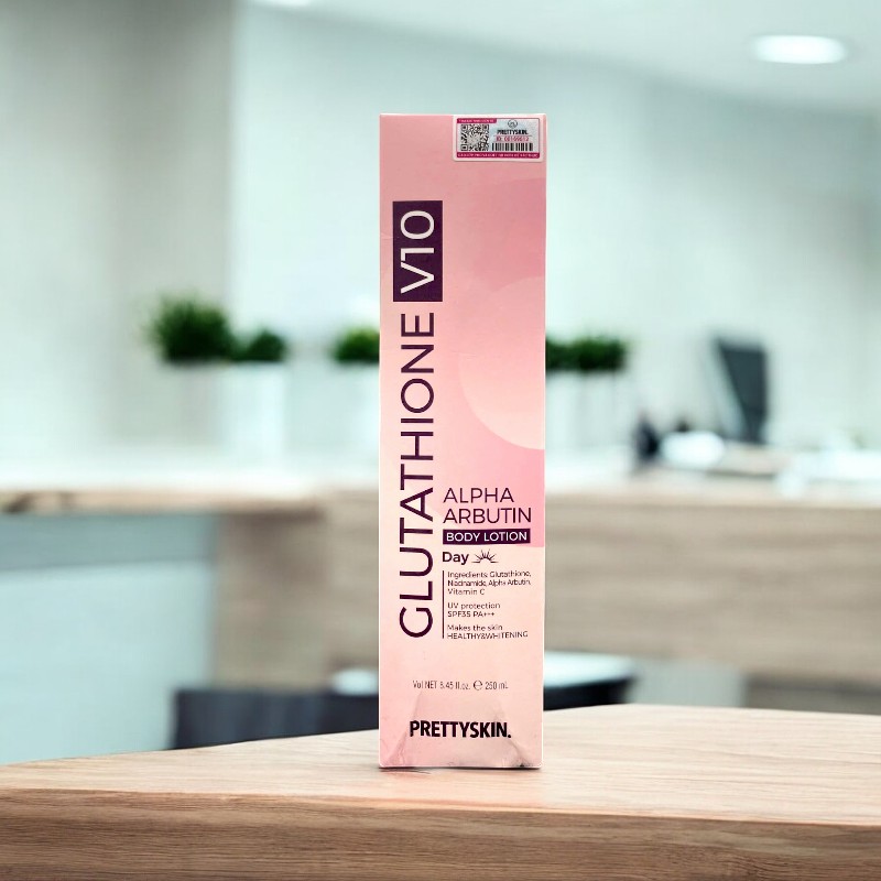 25284_kem-body-b5-hong-prettyskin-phu-photoroom-4_20240926093138-3.jpg Kem Body Prettyskin Màu Hồng Ban Ngày Glutathione V10 Alpha Arbutin Body Lotion 250ml - 8809733216373