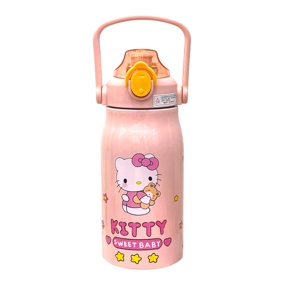 Bình Giữ Nhiệt Inox Có Quai In Hoạt Hình 1000ml Bình Giữ Nhiệt Inox Có Quai In Hoạt Hình 1000ml