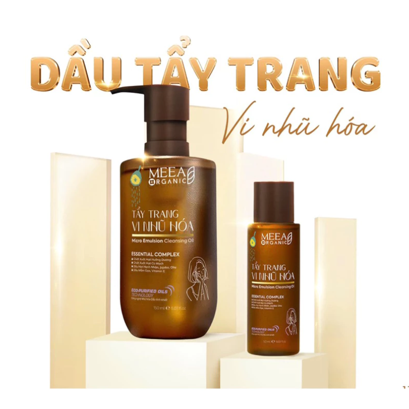 Dầu Tẩy Trang Meea Organic Vi Nhũ Hóa Micro Emulsion Cleaning Oil 150ml Dầu Tẩy Trang Meea Organic Vi Nhũ Hóa Micro Emulsion Cleaning Oil 150ml