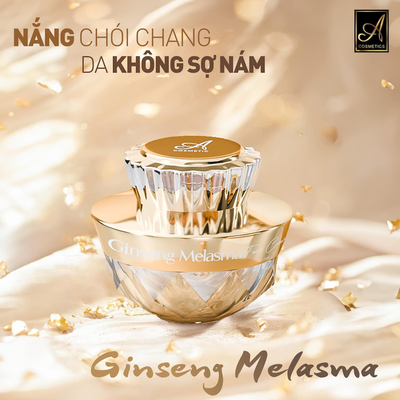 Bỏ sỉ kem Face Nám Nhân Sâm Ginseng Melasma A Cosmetics 2024 Mỹ Phẩm Phương Anh