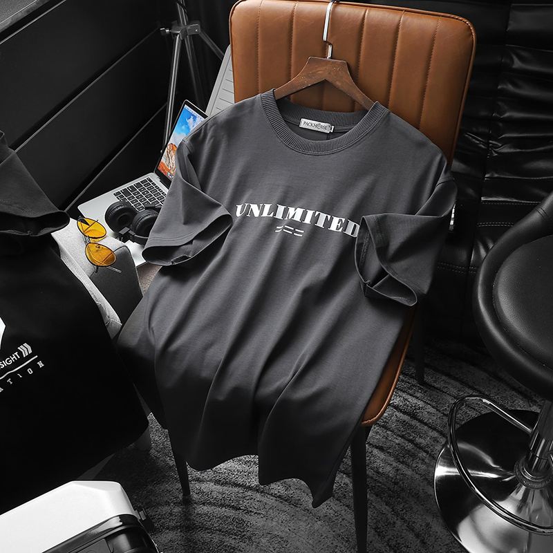 25362_z5896028079105-cbc8949bc353ee617edf9713293fed46_20241005145037-1.jpg Áo Thun Nam Cổ Tròn Pack Hourse In Chữ Unlimited 23 - Có Big Size 100kg - AB522