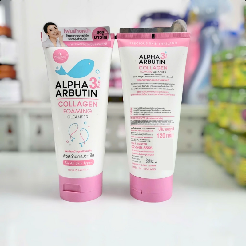 25390_10_20250807100937-2.png Sữa Rửa Mặt Alpha Arbutin 3 Plus+ Precious Skin Thái Lan 120ml - 8858831008311