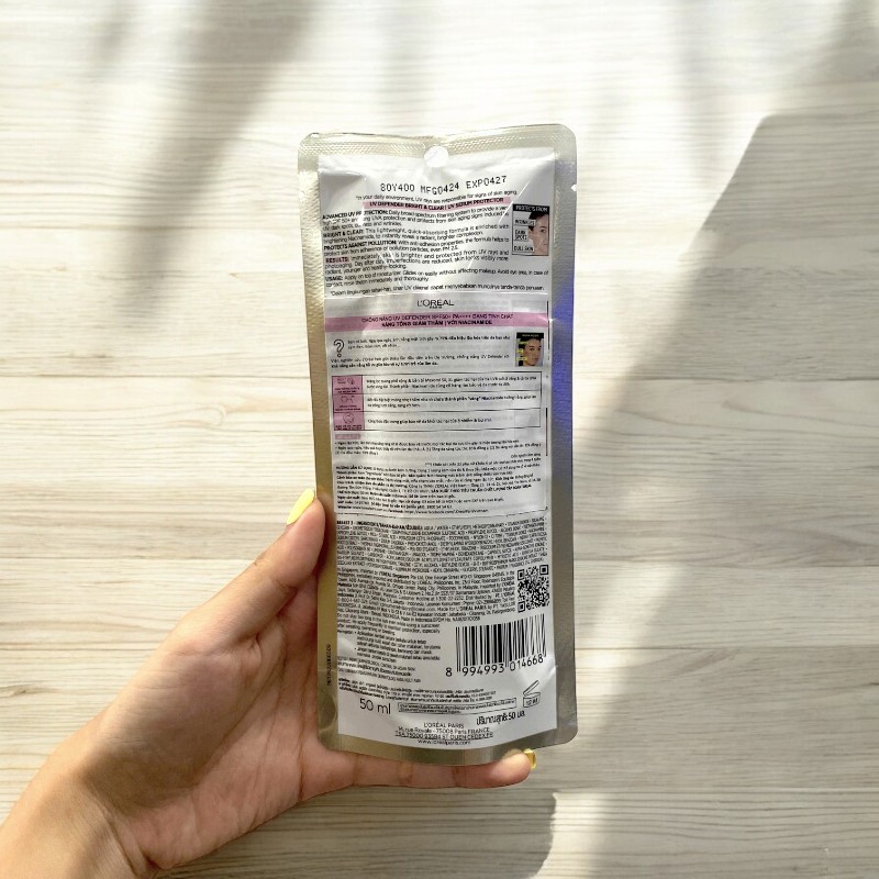 25392_kcn-bright-loreal-phu-photoroom_20241008101234-4.jpg Kem Chống Nắng Loreal Paris Nâng Tone Giảm Thâm Bright & Clear With Niacinamide SPF50+ PA++++ 50ml Loreal - 8994993014668