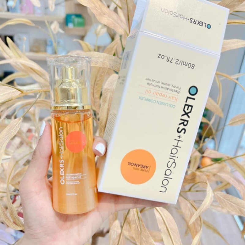 Tinh Dầu Dưỡng Tóc Olexrs +HairSalon Collagen Complex 80ml Tinh Dầu Dưỡng Tóc Olexrs +HairSalon Collagen Complex 80ml