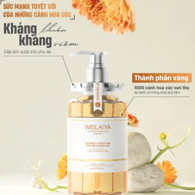 Sữa Tắm Weilaiya Cánh Hoa Cúc Vạn Thọ 450ml