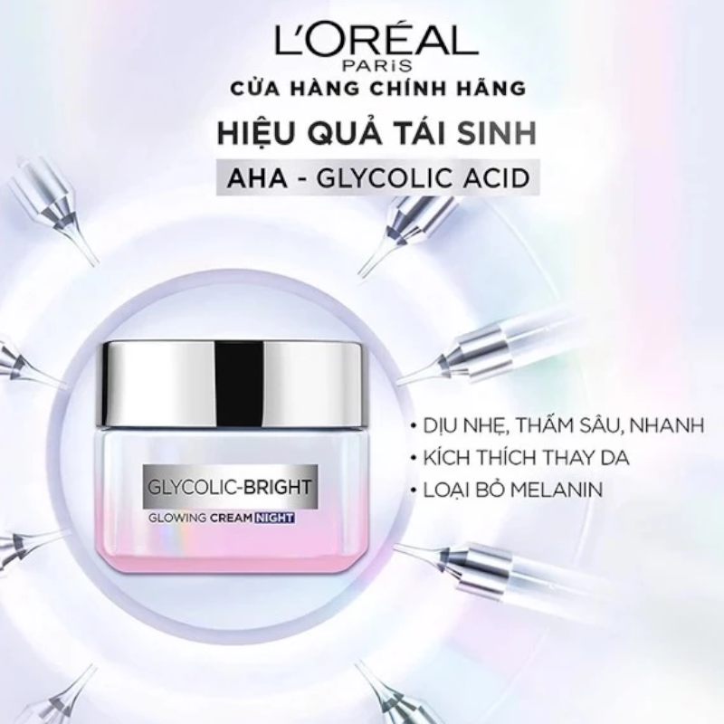 25448_kem-duong-loreal-dem-phu-photoroom_20241016113613-9.png Kem Dưỡng Trắng Da Loreal Paris Ban Đêm Glycolic-Bright Glowing Cream Night 50ml Loreal - 8994993016563