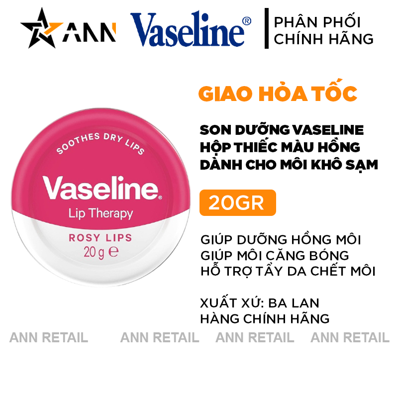 25452_bia-son_20241016173623-2.png Son Dưỡng Môi Vaseline Hộp Thiếc Màu Hồng Lip Therapy Rosy Lips 20g - 50064861