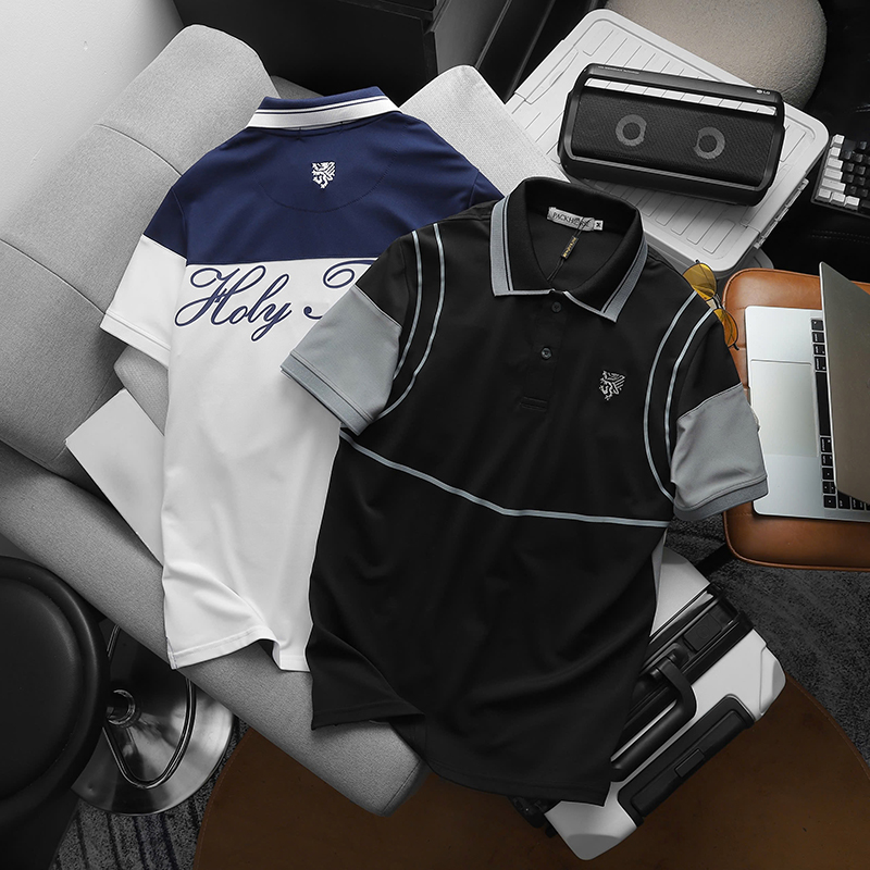 25472_z5945835091669-8fdcc965ebb8d102d258067777c317bb_20241019165549-1.jpg Áo Thun Nam Cổ Bẻ Pack Horse Logo Thêu Nổi In Chữ Holy Trinity (Có Size 3x) - CS235